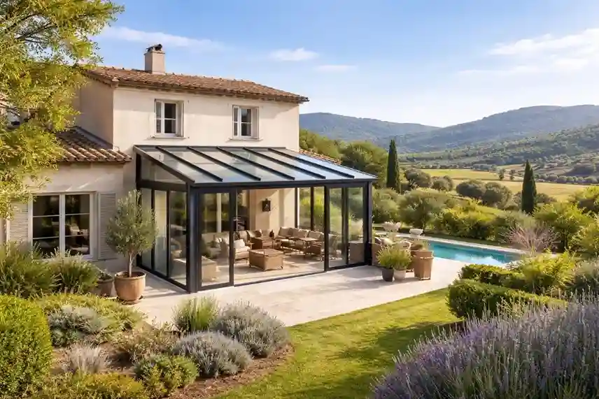 Extension d'une maison dans le sud de la France