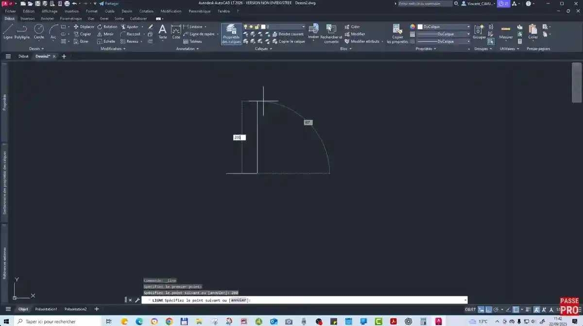 Capture AutoCAD LT pour plans Capture AutoCAD LT pour plans