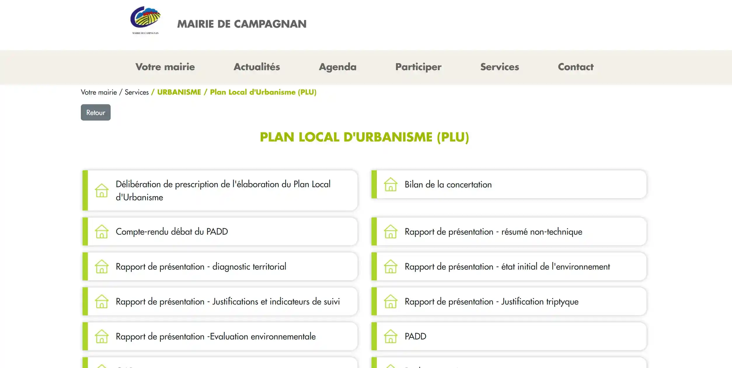 exemple plu zonage règlement urbanisme