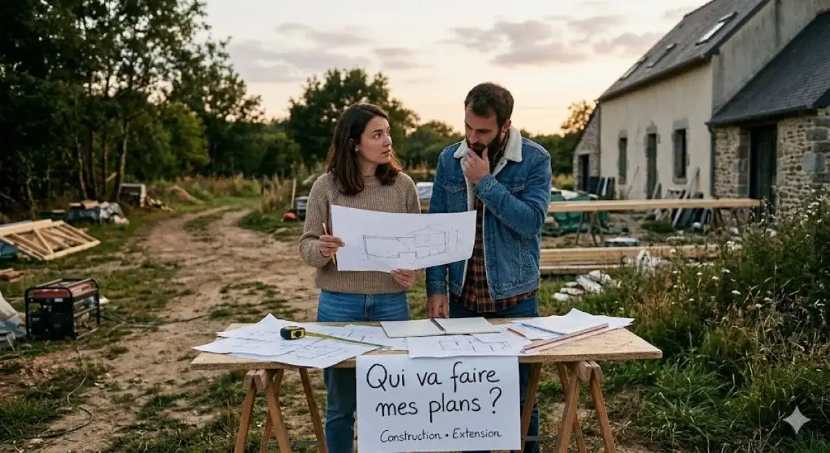 Qui pour faire mes plans maison ?