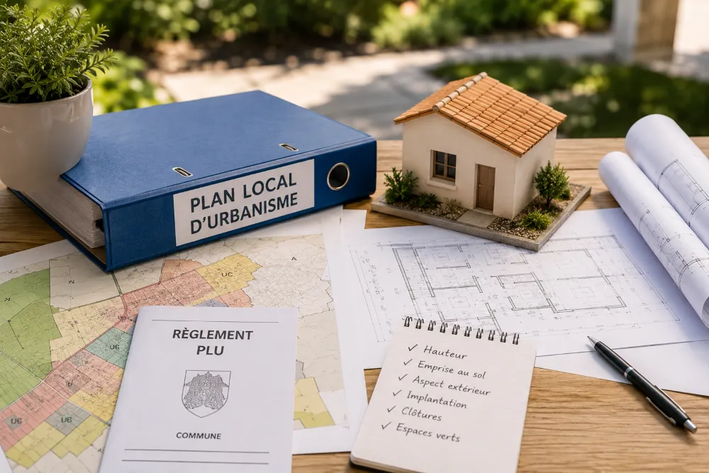 Les règles du PLU pour la réalisation d'une terrasse