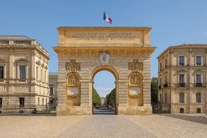 Plan de masse pour permis de construire à Montpellier