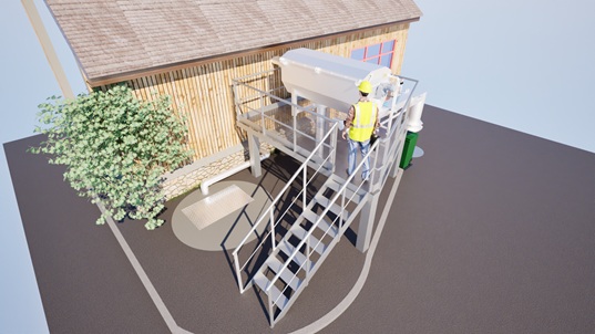 Installation d’un tamis rotatif – Marché public