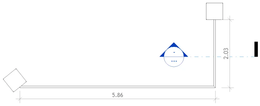 Vue en plan de la bordure avec ses dimensions Vue en plan de la bordure avec ses dimensions