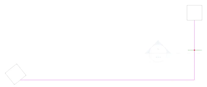Trajectoire de l'extrusion par chemin en vue plan Trajectoire de l'extrusion par chemin en vue plan