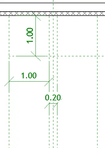 Plans de référence de l'escalier pour l'implantation des poutres bois
