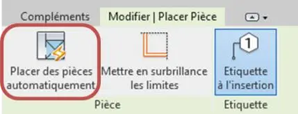 23 pièces créées automatiquement avec Placez des Pièces automatiquement